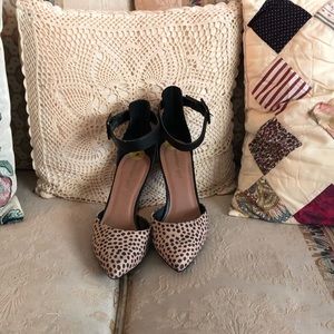 NWOT Madden girl animal print heels!